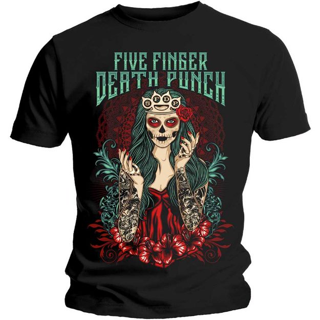 Obrázok Five Finger Death Punch - Lady Muerta (tričko)