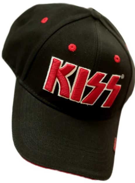 Obrázok KISS - Red and White Logo (šiltovka)