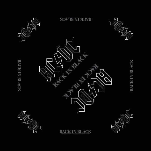 Obrázok AC/DC - Back In Black - šatka (šatka)