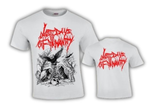 Obrázok Last Days Of Humanity - Human Remains WHITE (tričko)