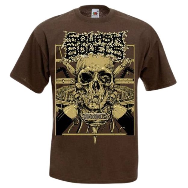 Obrázok Squash Bowels - Grindcoholism Brown (tričko)